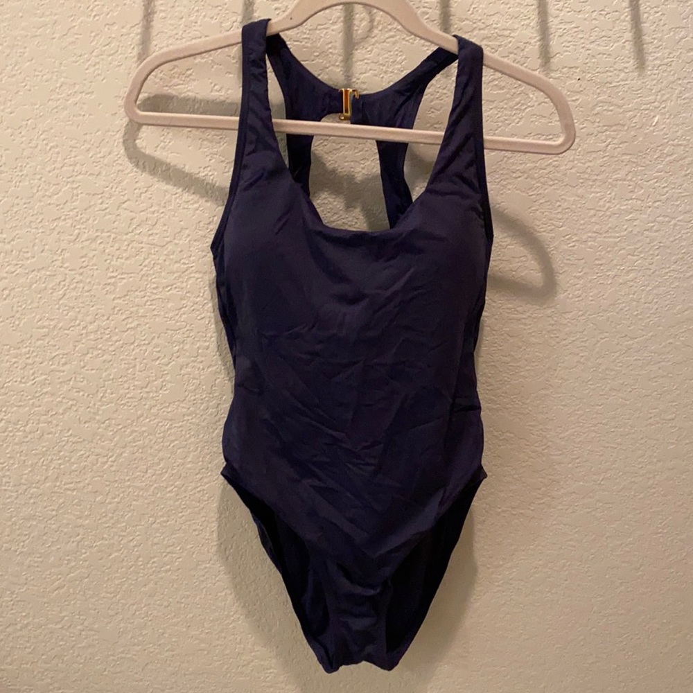 Andie Catalina Navy one piece